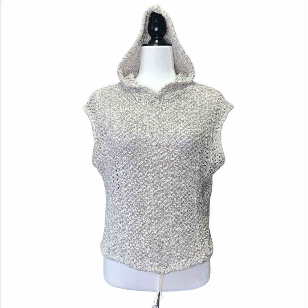 John + Jenn Hooded Chunky Knit Top
